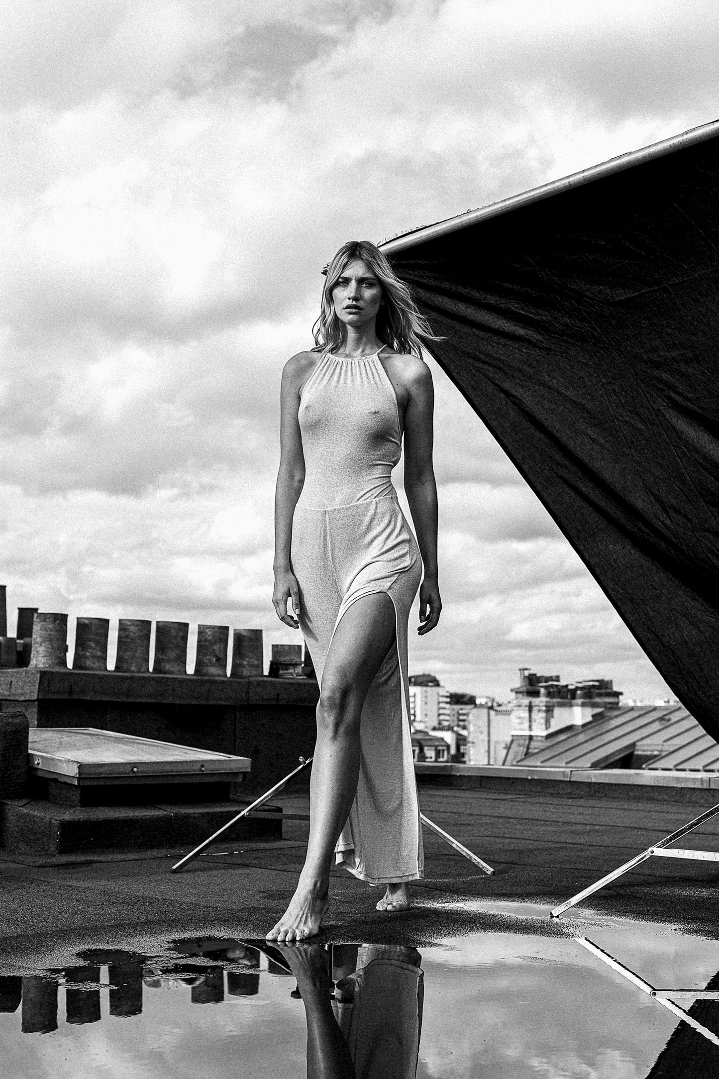 Marine sur les toits